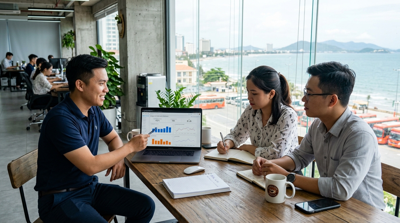 Văn phòng làm việc năng động và hiện đại của 72Agency